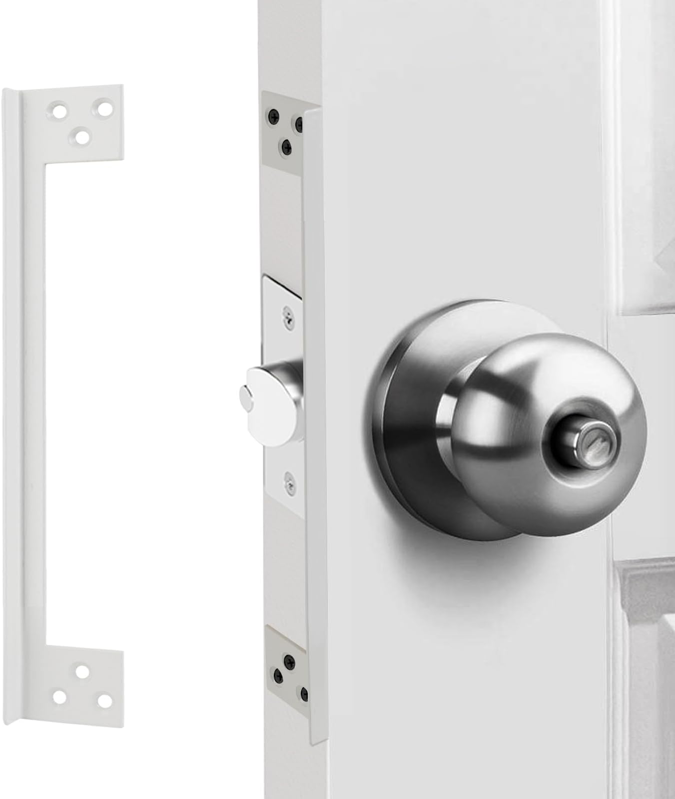 LATCHPROTECTOR 3" X 7" Latch Guard for OutSwinging Doors