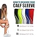 CHYLMAPHEN 1Pc Calf Compression Sleeve for Men, Women and Runners - Calf Support for Running,Cycling for Shin Splint Relief, Recovery, Running(Black-1Pcs,XL Calf 35-40cm)