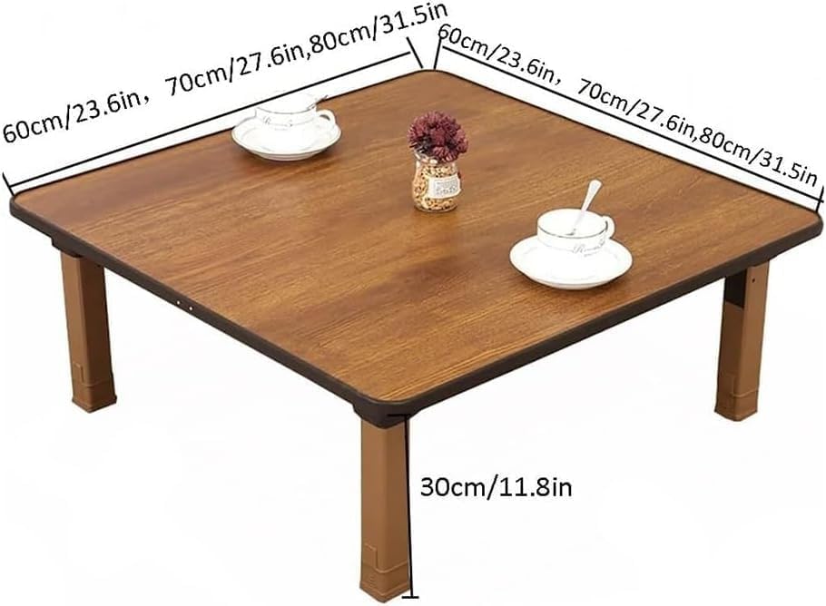Table basse de style japonais carrée pliable table basse basse salon - 3