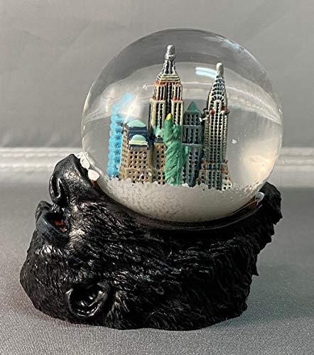 New York King Kong Snow Globe (4")