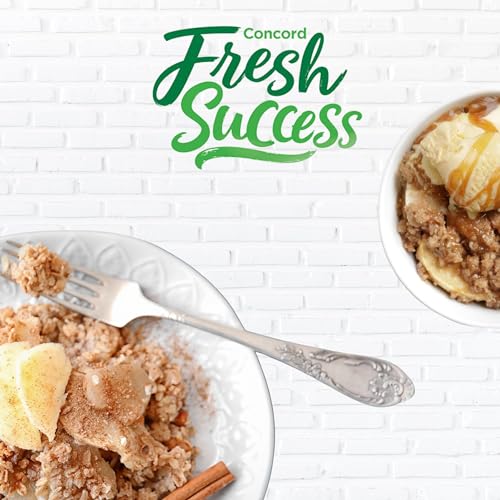 Concord Foods Apple Crisp Mix: Easy-to-Make Dessert with Delicious Ready to Go Ingredients - Sweet, Tender, Fruit Dessert Covered in Buttery, Cinnamon Crumb Topping (8.5 oz Pack of 6)