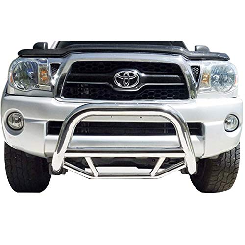 Black Horse Max Bull Bar No Skid Plate Stainless Steel Compatible With 2003-2017 Ford Expedition|2004-2022 Ford F-150|2003-2017 Lincoln Navigator-Mbs-Foe2011 #TOP6