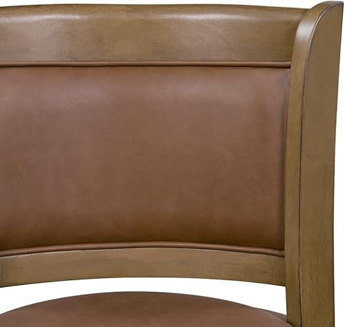 Miniatura 45 de Boraam Augusta - Silla alta giratoria de altura Negro -,Negro/Cappuccino,Negro/Cerezo,Marrón/Capuchino,Capuccino,Cereza,Cepillo de alambre