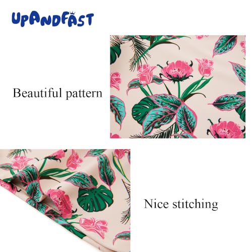 Image of upandfast Girls Rash Guard Set Long Sleeve Two Piece Swimsuit with UPF 50+ Sun Protection for Girls 3-8 Years