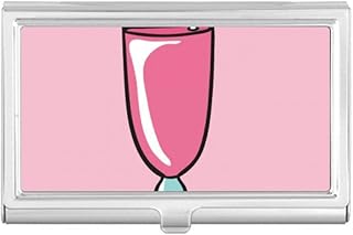 Pink Cup Sweet Ice Cream Business Card Holder Case Pocket Box Wallet