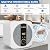 Electric Mini Tank Water Heater 2.5 Gallon, 110V 1500W Under Sink Instant Hot Water Heater with Digital Display, Pressure Relief Valve for RV, Camper, Kitchen, Garage, Food Truck