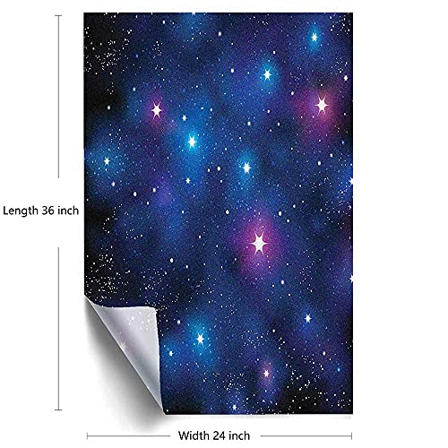 Vinilo Frosted Nebula Starry Night para ventana 60x90cm miniatura 4