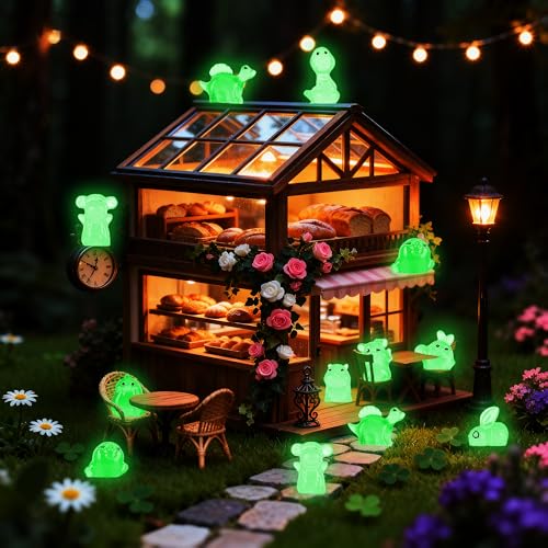 ShtNeeg 110 pcs Mini Resin Animals Blind Bags, Glow in The Dark Animal Resin Models, 50+ Animal Combination Sets for Adults, Miniature Animal for Fairy Garden, Dollhouse, DIY Craft Decor by ShtNeeg - Used condition - Image 3