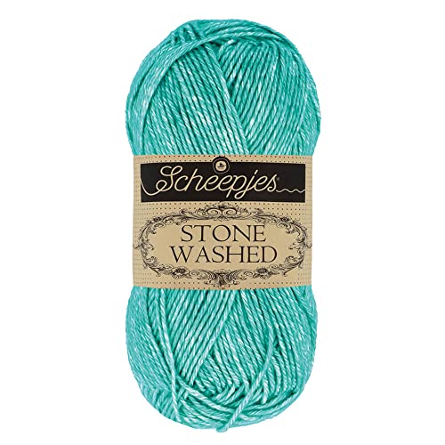 Image of Scheepjes Yarn Stone Washed (815 - Green Agate)