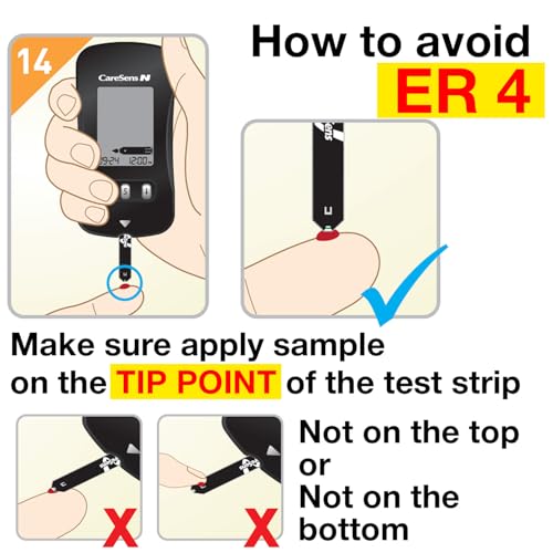 CareSens N Blood Glucose Monitor Kit with 100 Blood Sugar Test Strips, 100 Lancets, 1 Blood Glucose Meter, 1 Lancing Device, 1 Control Solution, Travel Case for Diabetes Testing for Personal Use - Image 5
