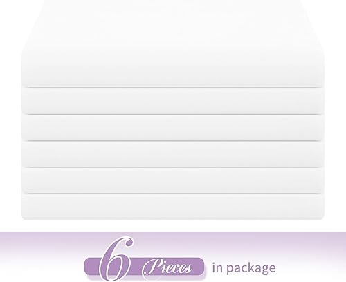 Miniatura 9 de 4 paneles de cortinas blancas de techo para boda, 5 x 30 pies, para arco de boda, cortinas transparentes de gasa, cortinas para bodas, ceremonias de