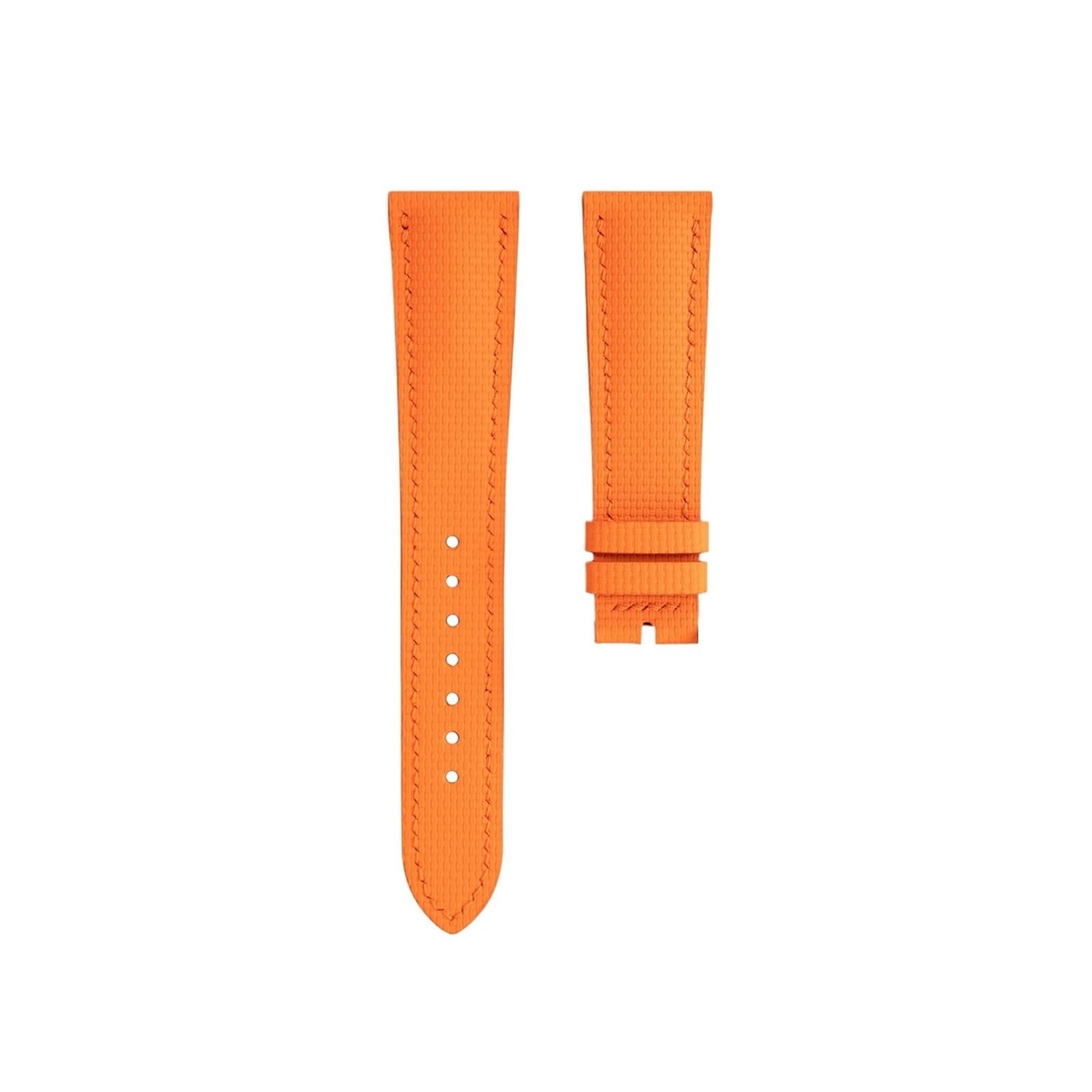LUGEMA Bracelet De Montre En Toile De Voile Et Caoutchouc Avec Système De Dégagement Rapide, 12 Couleurs, 18, 19, 20, 21 Et 22 Mm(Orange,21mm,Pin Buckle)