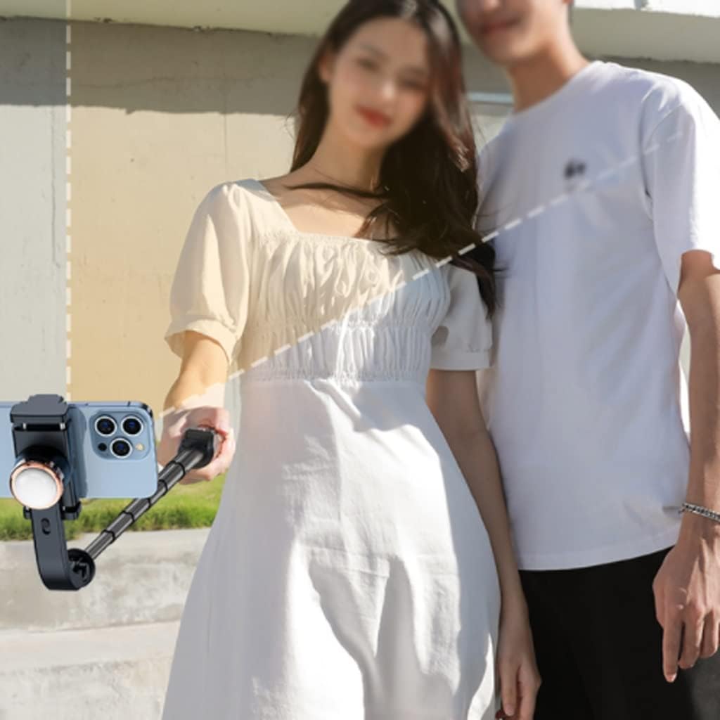 HBJWOV Handheld Automatic stabilizer Cell Phone Selfie Stick Shooting Photo Bracket Live Recording Video Artifact 360 Degrees
