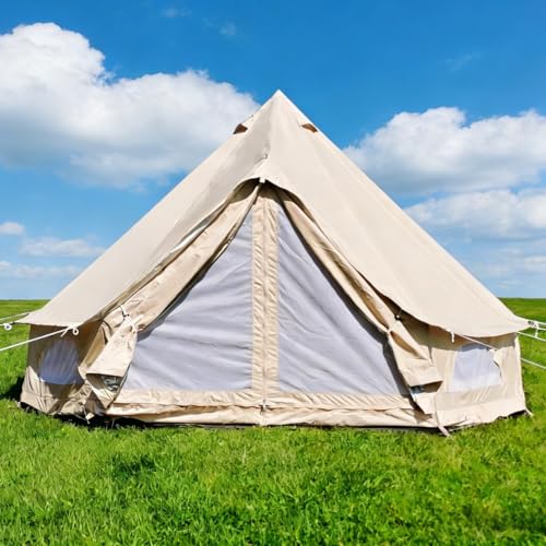 Carpa Bell 13 pies Oxford para Camping 4 Personas Khaki