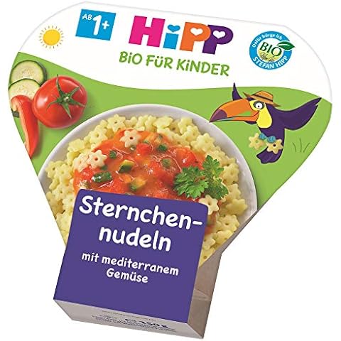 HiPP Bio für Kinder Pasta - Sternchennudeln mit mediterranem Gemüse, 6er Pack (6 x 250 g) Cover