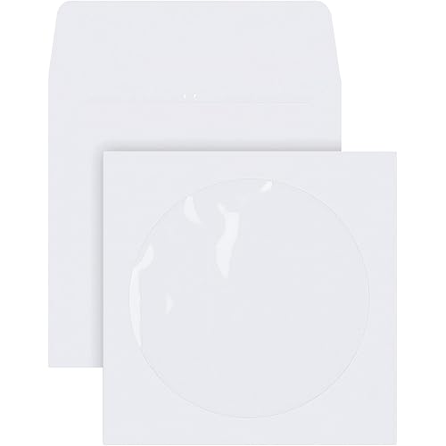 Office Depot CD/DVD Envelopes, 5in. x 5in., 24 Lb., Pack Of 50, 77850