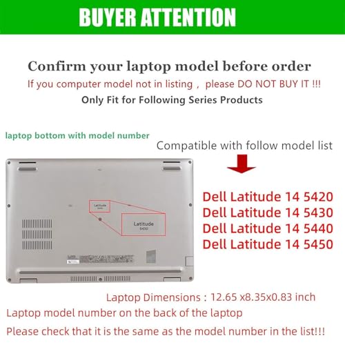 Funda para portátil Dell Latitude 14" PU Cuero 2 en 1 miniatura 2