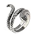 Beauty7 Anillo Retro de Cobre Abierta de Espiral Joyería de Serpiente Bronce...