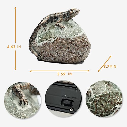 Rezpuao INSECTS&LIZARD Garden Statue Lizard,Solar Lizard Decor thumb #6