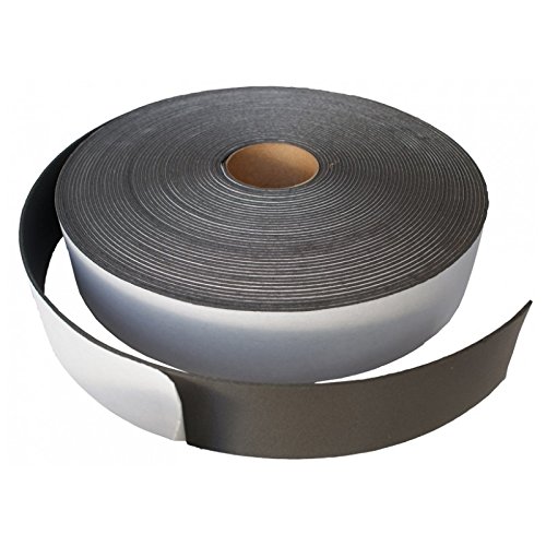 Generic Acoustic/Soundproofing Resilient Tape - Stud Work/Joist Isolation Strips 4mm Thick 20m (Width: 7.5cm)