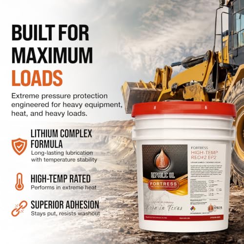 Republic Oil Premium Red #2 EP2 Grease