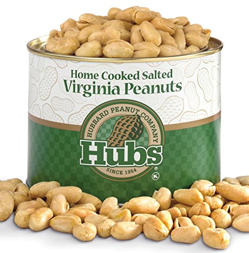 Hubs Salted Virginia Peanuts 2 Pack of 40oz Cans