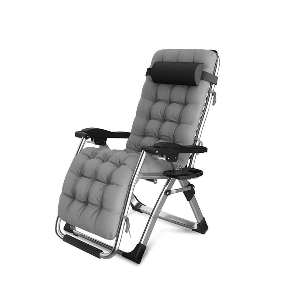 Chaises longues Zazer Gravity inclinables contre le mal de dos noir