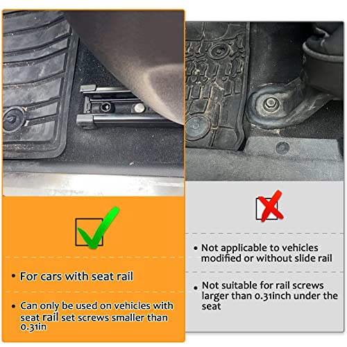 Universal Pistol Conceal Holster Vehicle Gun Holster Molle Panel For Most Car Black #TOP4