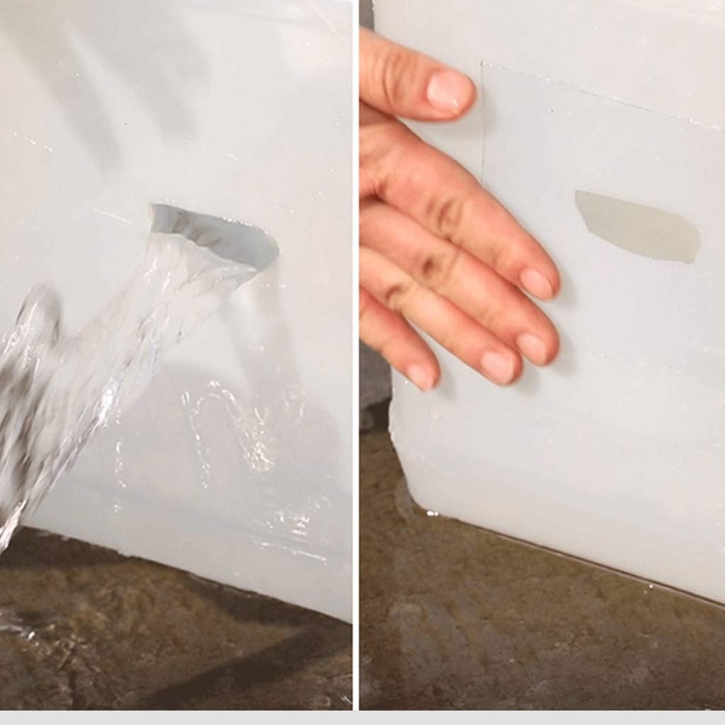 Cinta adhesiva de alta calidad, reparación de fugas de tuberías de agua, fuerte autoadhesivo, aislamiento de PVC para todo tipo de clima, parche transparente para techos, tuberías, agujeros y grietas