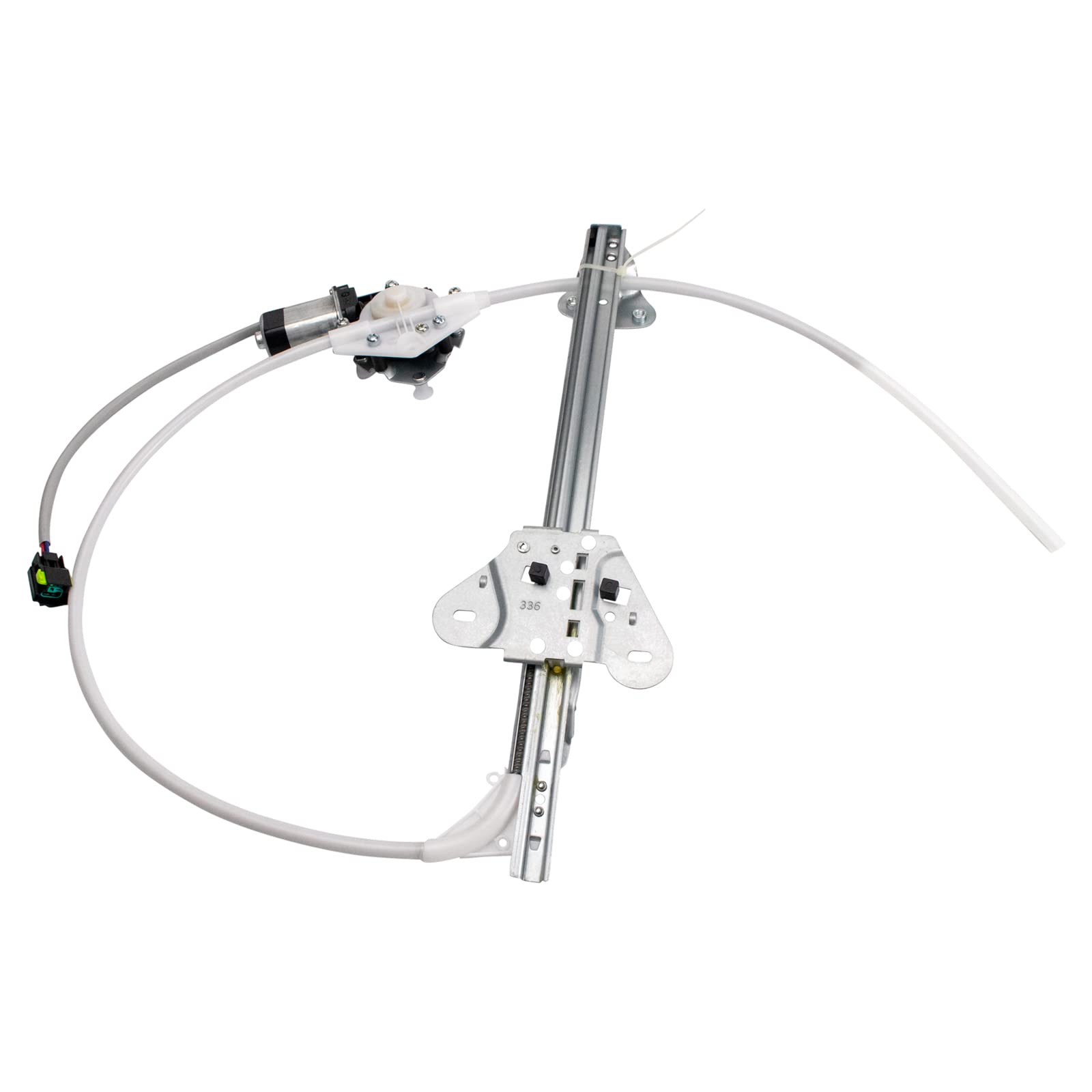 TRQ Front Right Power Window Regulator &amp; Motor Assembly Passenger Side Compatible with 1997-2001 Jeep Cherokee