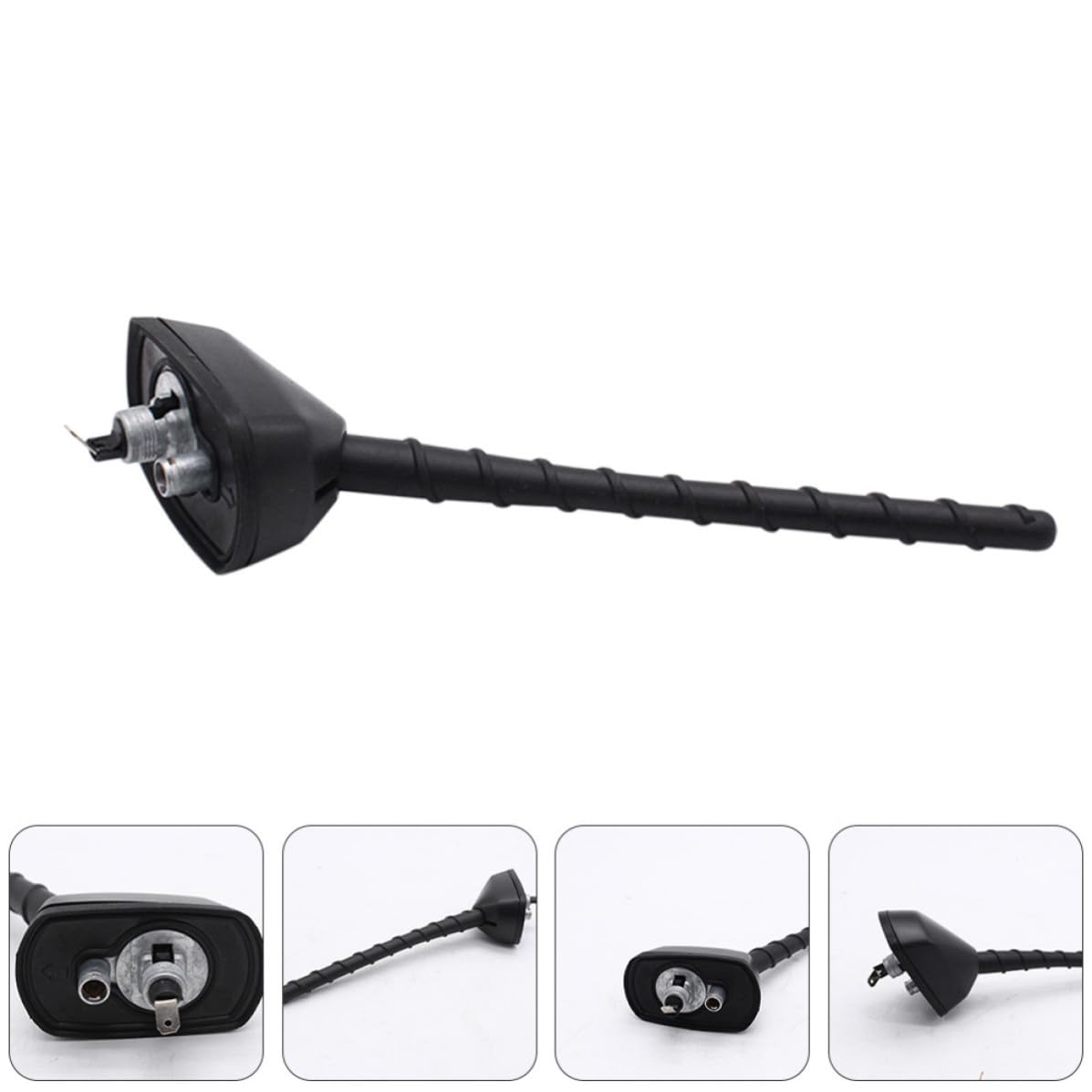 Hemobllo Antenna Resistente Tetto Abs Auto Alluminio in di Nero Lega per Decorazione Compattta Facile da Sostituire per Accessorio Modificato Tettuccio