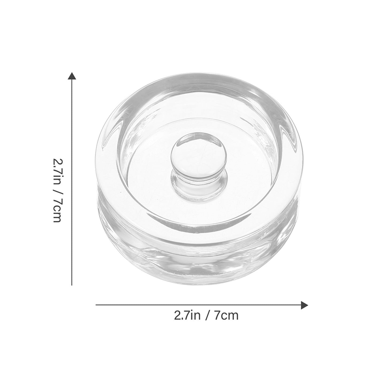 CLISPEED 2 Stück Gärgewichte aus Glas zum Fermentieren mit Breiter Öffnung Kompakt und Tragbar Einfach zu Benutzen für Glasgefäße im Haushalt