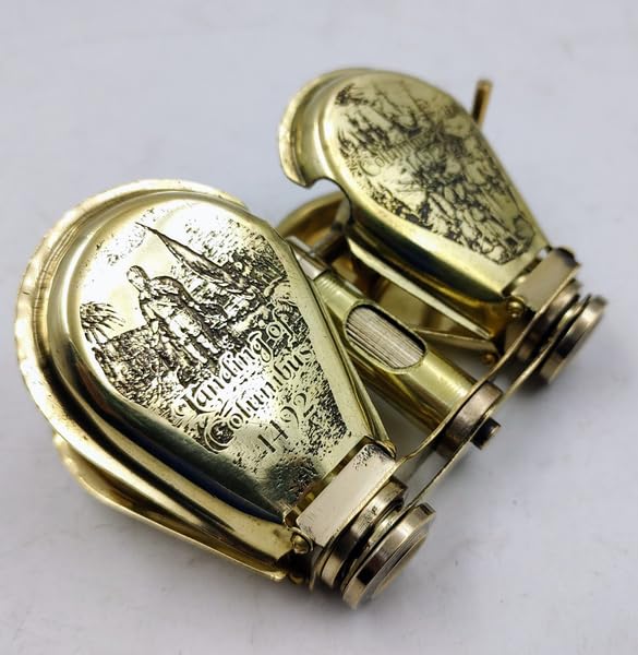 Binocolo aperto binocolo d'ottone nautico di stile binoculare della falda per scopo del regalo