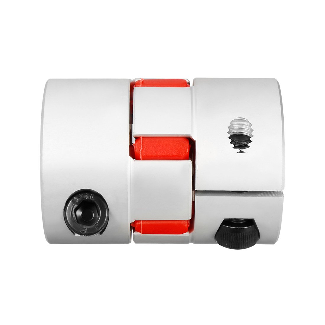 Pflaumenwellenkupplung D25 L30 – Alulegierung, 30 X 24 Mm, Für Schrittmotor-Wellen 10–12 Mm, Schwingungsdämpfend