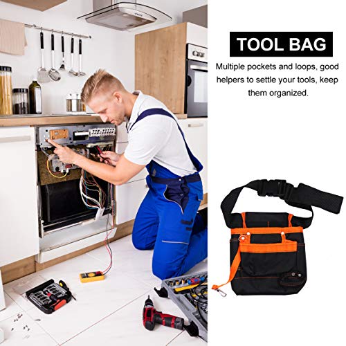 VILLCASE Ferramenta de Jardinagem Cinto Saco de Cintura Ferramenta Pesado Avental Empreiteiro Bolsa