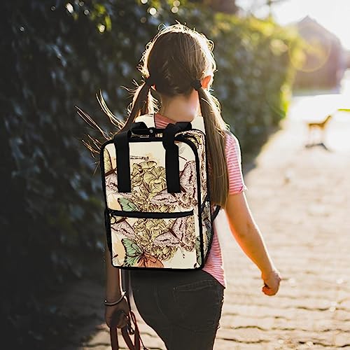 Sac à dos pour garçons motif libellule multicolore 14 pouces