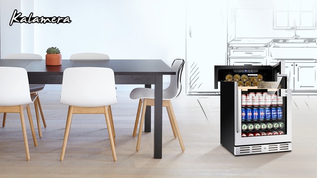 Kalamera wine and beverage refrigerator