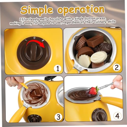 Olla eléctrica para derretir chocolate 110v miniatura 3