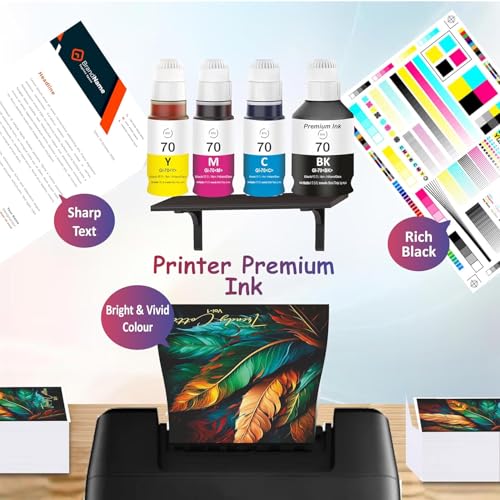 Image of GI-70 Refill Ink Compatible for Canon PIXMA G1020, G2020, G2021, G2060, G3020, G3021, G3060 Printers (GI-70 Cyan Ink 1 pcs)