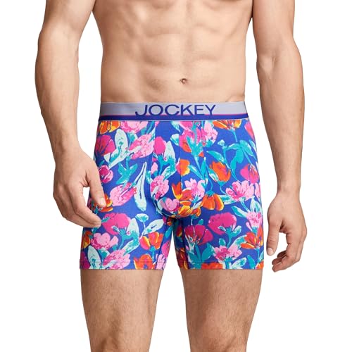 Image of Jockey Men's Underwear True Style 6 inch Boxer Brief - 3 Pack