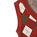 gztz61 kids Kids Argyle Sweater Vest Classic Sleeveless with Buttoned Strap Design Warm Toddler Cardigan for Winter Red