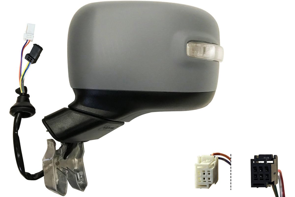 MAX MJP132-L Espejo retrovisor calefactable asférico para ajuste elect. espejo izquierda Compatible con JEEP Renegade SUV BU, B1 RENEGADE VAN BU, B1