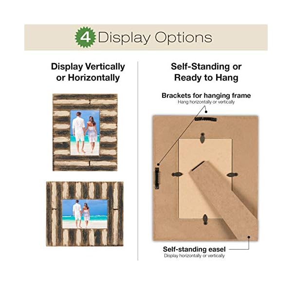   EXCELLO-GLOBAL-PRODUCTS-Painted-Rustic-Wooden-4-by-6-in-Picture-Frame