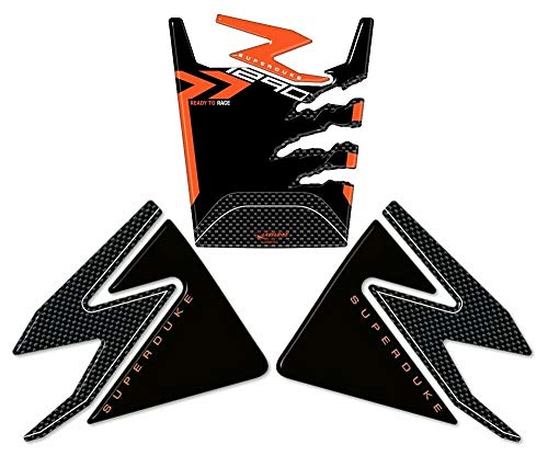 Kit autocollant 3D KTM 1290 Super Duke R protège réservoir moto labelbike 2014-2019