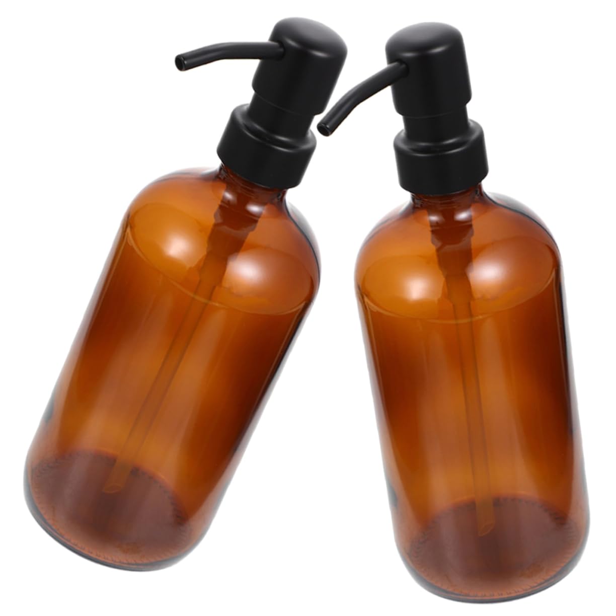 2piezas Dispensador De Loción Rellenable con Bomba Botellas Vacías para Champú y Acondicionador