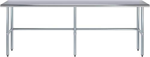 Vista 38 de Mesa de trabajo de acero inoxidable AmGood