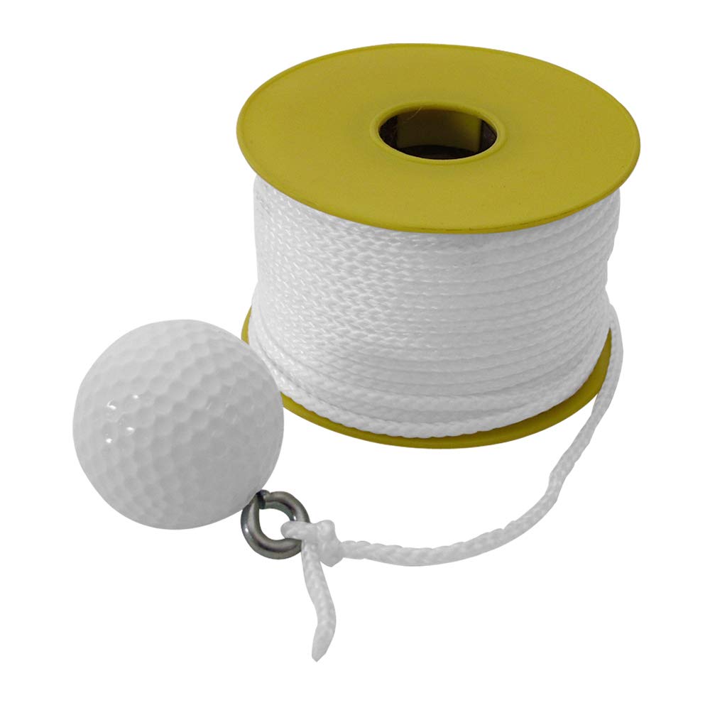 Nstallmates Wire Retrieving Tool with Golf Ball Attached to100ft Nylon Cord