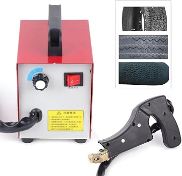 Tire Grooving Tool, 110V 350W Iron Tire Groover Cutter with 2 Blades, Professional Tire Groover Heated Machine for Any Tires, Deepening Tread Pattern