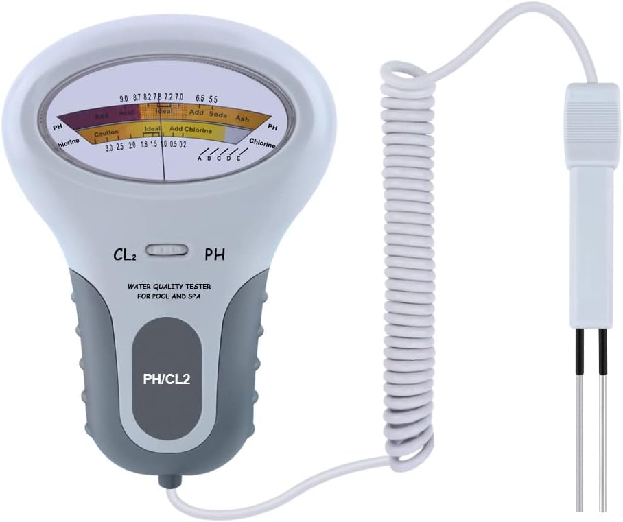 CENPEK PC102 Swimming Pool Water Quality Tester Hot Spring Pool Aquarium Portable PH Meter Residual Chlorine Detector