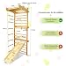 LARS360 Multifunktions Sprossenwand Set für Kinder, Holz Klettergerüst Indoor - Kletterwand, Klettergerüst, Turnwand - Bestes Fitnessstudio für alle Familie, Sportgeräte ab 3 Jahre